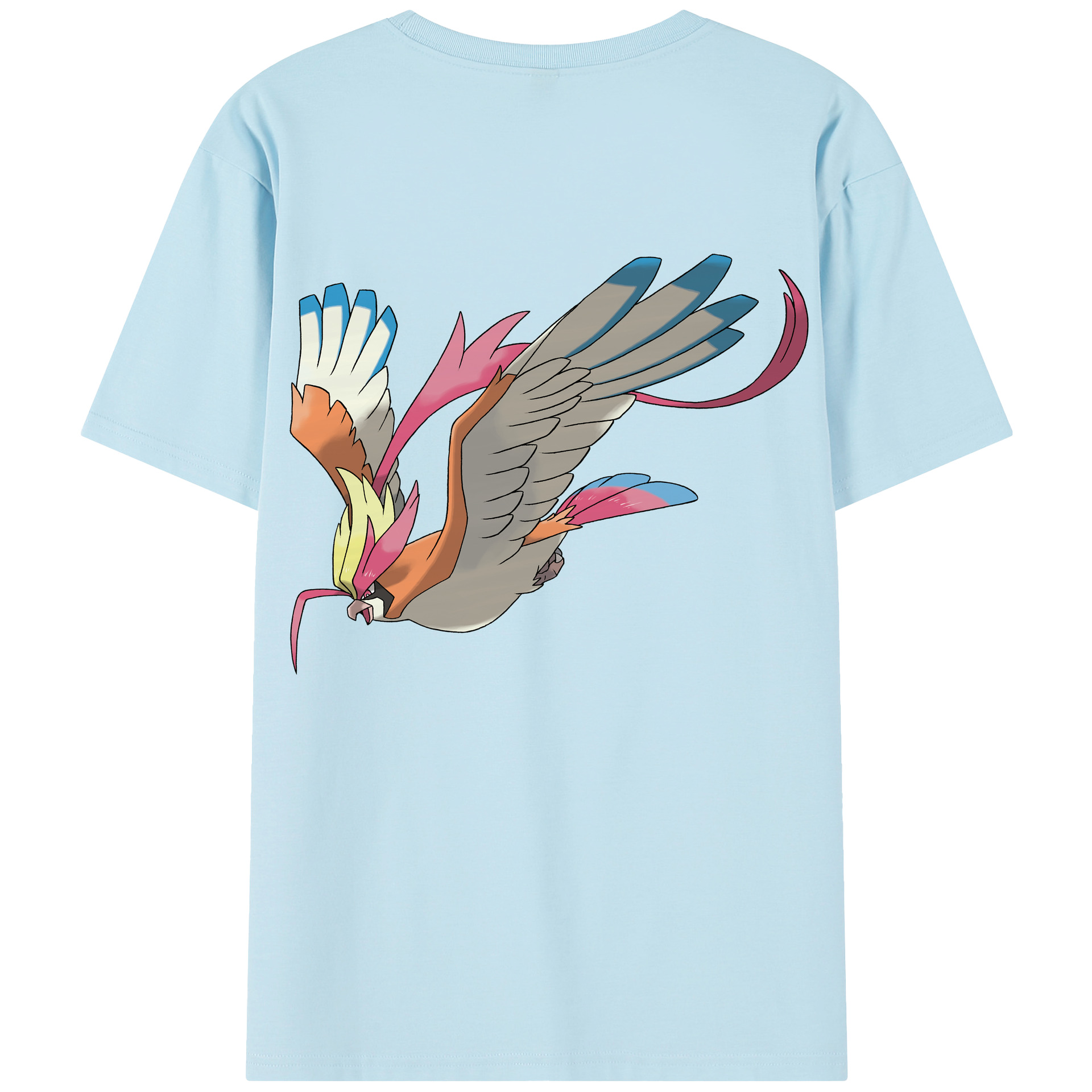 （画像用） ポケットモンスター Pokémon 綿100％半袖Tシャツ（背面プリント）